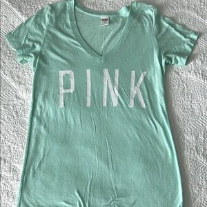PINK Victoria's Secret Kids Tee - Light Green